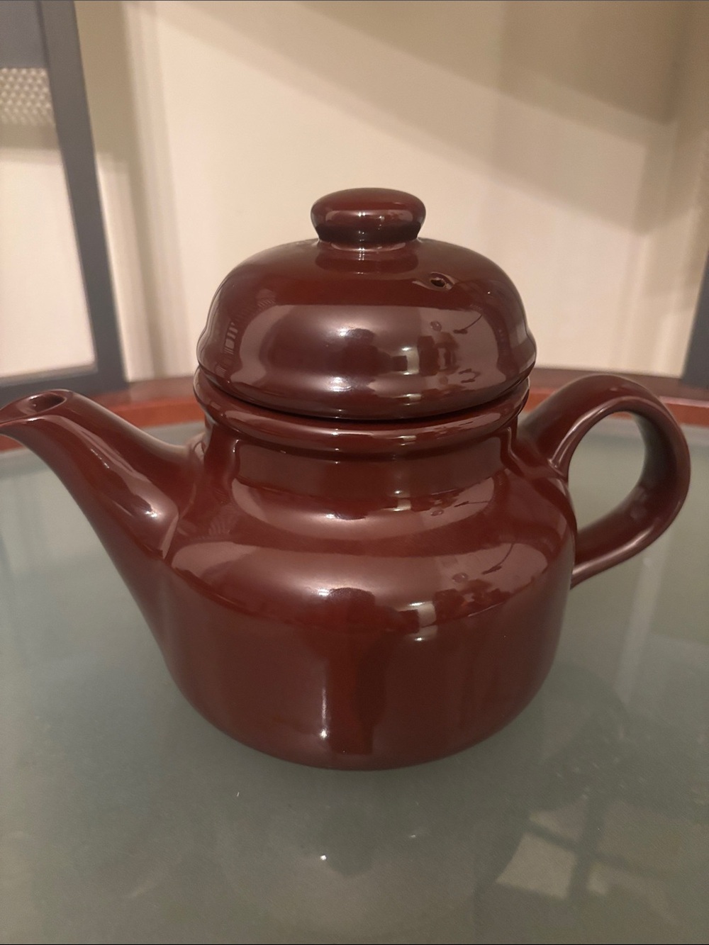 Rondo 1983 Japanese Brown Ceramic Teapot with Lid